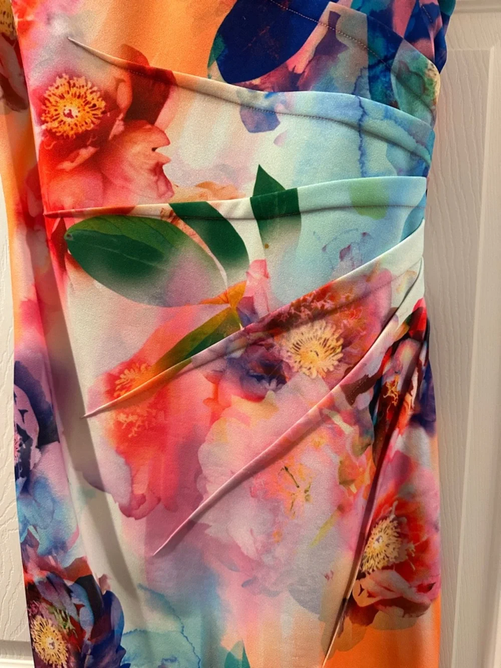 Calvin Klein Floral Multicolor Sleeveless Sheath Dress - Picture 5 of 10